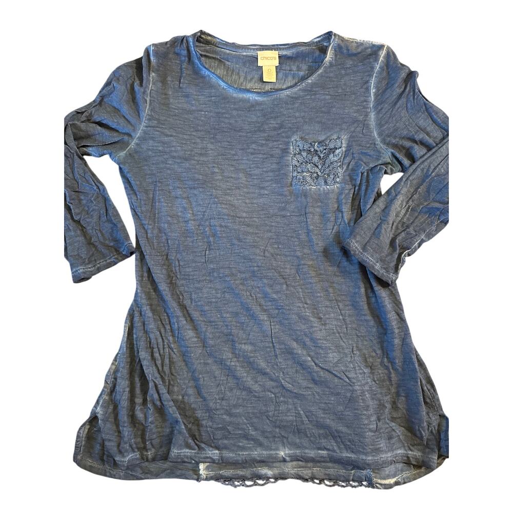 CHICOS tunic top- size Small